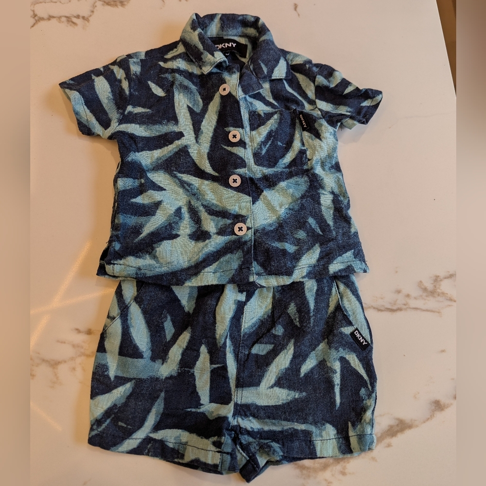 DKNY Tropical Blue and Green Set For Baby